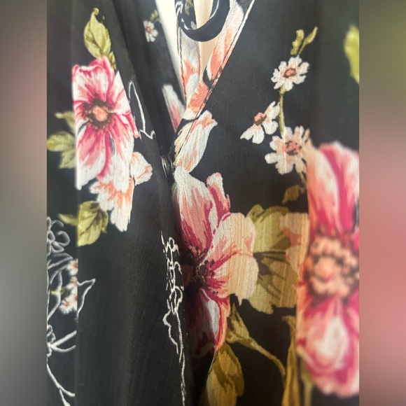 Band of Gypsies High-Low wrap dress size L - Picture 4 of 6